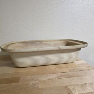 Pampered Chef Family Heritage Stoneware Collection Large Roasting Pan 17x11x4 US